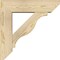 Ekena Millwork Funston Slat Rough Sawn Bracket w/ Offset Brace, Douglas Fir, 6"W x 20"D x 20"H BKT0604X20X20FST06RDF - alternate 2